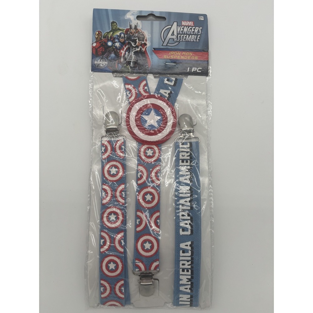 Marvel Avengers Assemble Captain America‎ Suspenders
